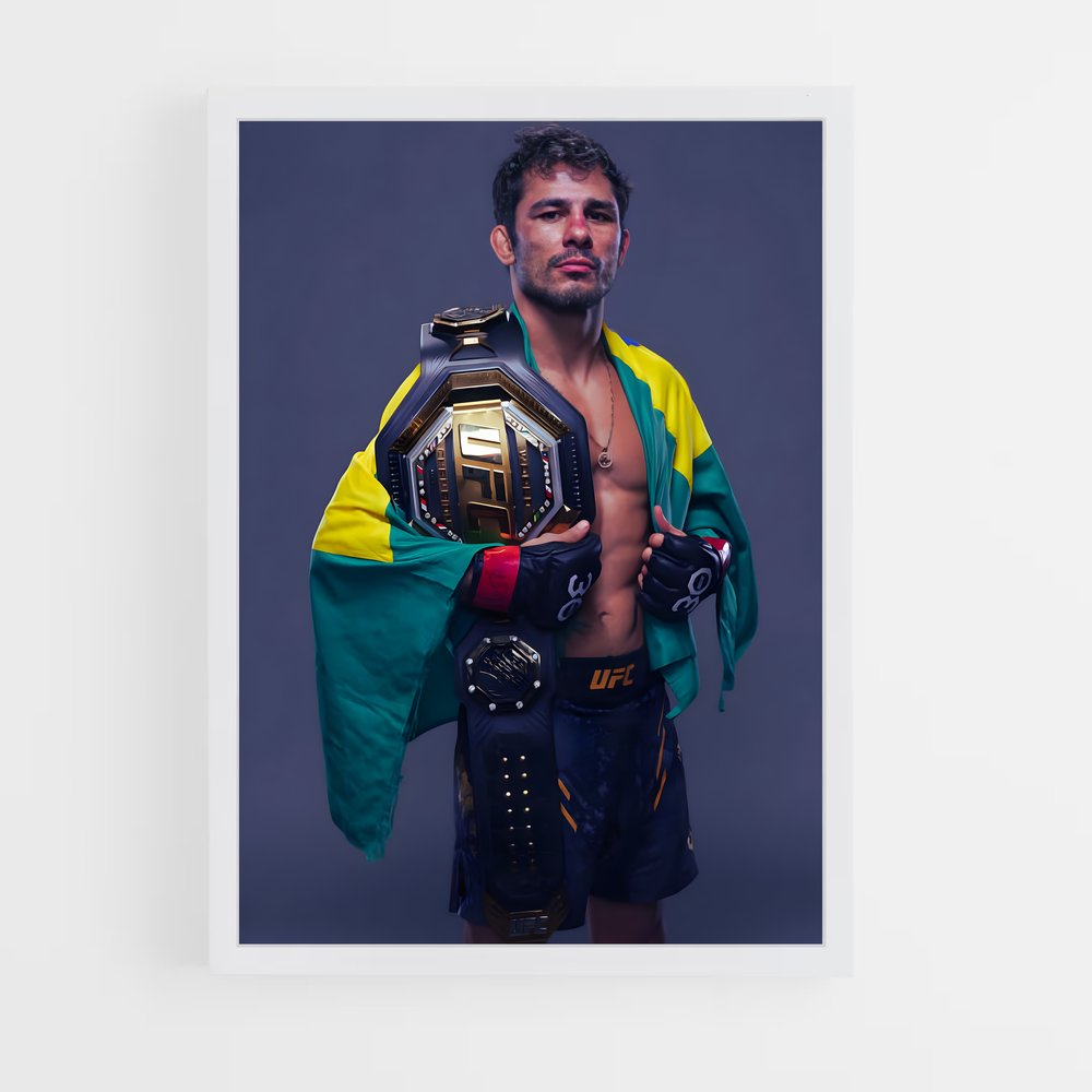 Poster pantoja conquête – affiche MMA (vue 3)